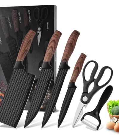 Factory Outlet Stainless Steel Japanese Kitchen Knife Set Butcher Fruit Paring Knife Set