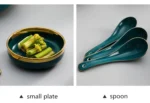 Green With Gold Inlay Quality Plates Full Set Luxury Steak Food Tray Ceramic Dinner Dish Salad Bowl Spoon Porcelain