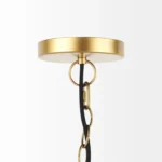 HMS Contemporary Brown Wicker Domed Pendant Light 3000K Warm White E26 Base for Hotel and Home Room Lighting – styled in a