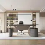 Free Shipping US Warehouse in Stock L Shape Director Table Office Manager Executive Office Desk Office Table With Side Table