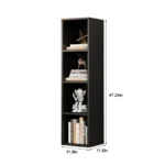 YQ FOREVER New Design Four Story Bookshelf Wooden Cabinet Living Room Furniture – base detail