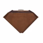 HMS Modern Design Cosmo Bar Cabinet Brown and Black Corner Unit - Image 5