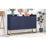 Modern FCJ Sideboard Buffet Cabinet Elegant Antique Luxury Design Solid Wood Dining Room Furniture for Home Bar or Living Room - Image 3