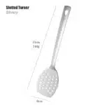1PC Stainless Steel Non-Stick Rose Gold Kitchenware Long Soup Spoon Cooking Tools Metal Polish Mini Fork Slotted Turner