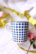 British ceramic Roland simple elegant romantic Mug European coffee tea cup office water cup underglaze color – in a cozy
