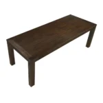 79-inch acacia wood dining table rectangular brown modern dining table with straight legs