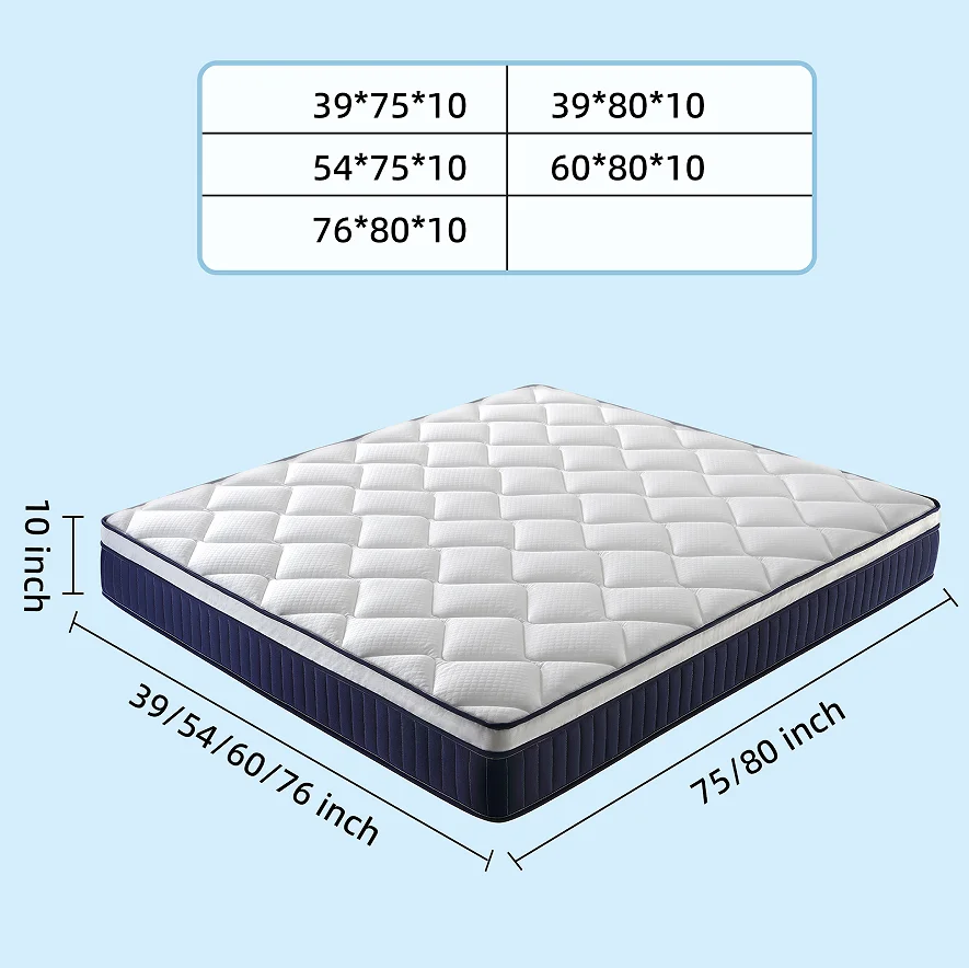 Hb5e7b47a5c8946a1ab50c50c4ff0864fQ.webp Goldoma 10 inch hybrid mattress with pocket springs and CertiPUR-US certified foam in a bedroom setting
