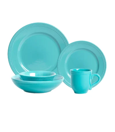 20 Sets of Luxurious Coarse Earthenware Tableware Green Plates Ceramic Tableware Soup Bowls Coffee Cups Wedding Tableware