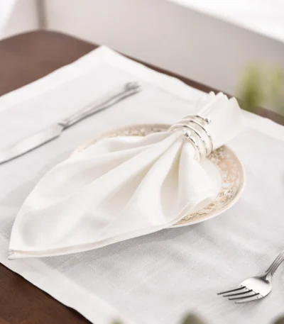 12 pcs White Napkin Table Napkin party Wedding Tablecloth Restaurant Household CottonLinen Napkin table Mat