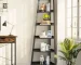 Scandinavian Style Wooden Corner Bookshelf FCJ Design for Home Office Living Room Bedroom School Hotel-Sixth Floor Access