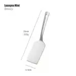 1PC Stainless Steel Non-Stick Rose Gold Kitchenware Long Soup Spoon Cooking Tools Metal Polish Mini Fork Slotted Turner