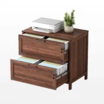 Modern 2-Drawer Farmhouse File Cabinet with Lock for Home Office Gym School Hotel Workshop Warehouse-Versatile Design