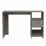 HMS 43" Light Gray Melamine Computer Desk Traditional Modern Rustic Office Furniture Steel Construction Office Building