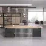 Free Shipping US Warehouse in Stock 70.86" Industrial Office Desk with Drawer Cabinet Large Wood Desktop L-Shaped Executive