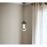 HMS Modern Antique Bronze Teardrop Pendant Light Warm White 4000K 3000K CCT Classic for Home Restaurant Small Middle Ceiling