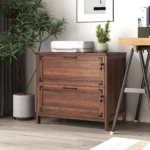 Modern 2-Drawer Farmhouse File Cabinet with Lock for Home Office Gym School Hotel Workshop Warehouse-Versatile Design