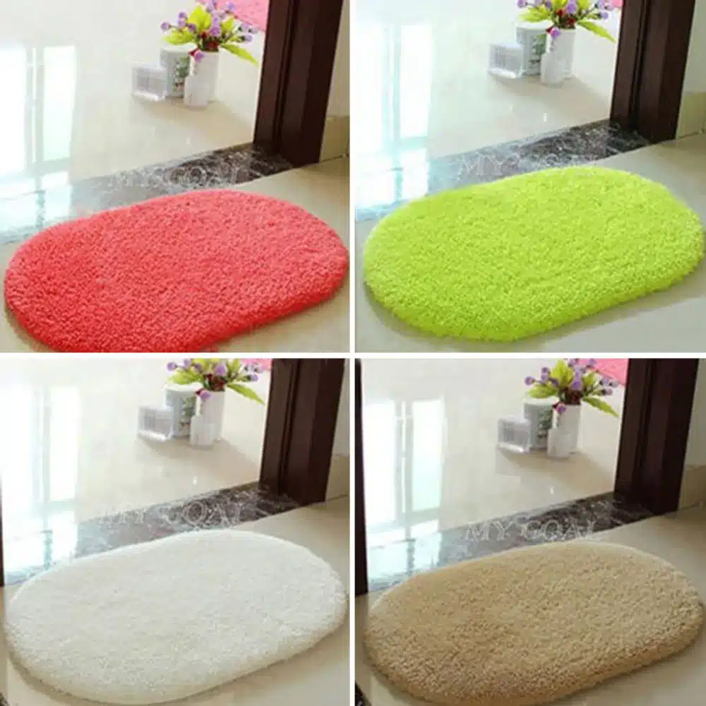 Free Shipping 40X60CM Top Sale Bathroom carpet Bath Mat Super Magic Slip-Resistant Pad Room Oval Carpet Floor Mats