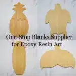 US Free Shipping Customized Epoxy Resin Blanks Turtle Shaped Eco-Friendly Bamboo Cutting Board for Home Decor – top view