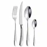 Kitchen Tableware Cutlery Set Silver Cutlery Set Stainless Steel Luxury Dinnerware Fork Spoon Knife Western Dinner Set Gold