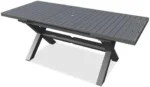 New Arrival Modern Aluminum Outdoor Dining Set Durable Patio Furniture for Hotels and Villas Table – in a cozy room setting