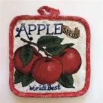 5Pcs/Pack 16.5x16.5cm Square Sewing Cotton Heat Resistant Potholder Pot Holder Pads Table Placemat Kitchen Baking Tool