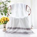 100% Black Cotton Bath Towel Absorbent Adult Bath Towels Solid Color Soft Face Hand Towel For Bathroom Washcloth 70x140cm