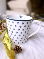 British ceramic Roland simple elegant romantic Mug European coffee tea cup office water cup underglaze color – styled in a