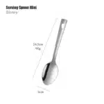 1PC Stainless Steel Non-Stick Rose Gold Kitchenware Long Soup Spoon Cooking Tools Metal Polish Mini Fork Slotted Turner