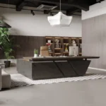 US Warehouse in Stock Adjustable Executive Desk L Shaped Desk Drawers Large Table Executive Office Desks with LED Light