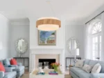 Fabric Rattan Chandelier, Boho Hand Woven Coastal Pendant Light Adjustable Drum Large Pendant Lighting Fixtures for Dining