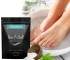 Goldoma OceAura Sea Soak foot bath salt in a glass jar with wooden lid on a bamboo tray