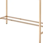 HMS 42" Baby Blue and Gold Writing Desk Elegant Computer Desk with Stylish Color Scheme – styled in a modern Writing Desks