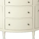 HMS 41 Five-Drawer Sideboard Modern Traditional White Solid Teak Wood for Living Room Dining Kitchen Use - Image 5