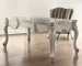 HMS 72" Luxury Modern White Melamine Wood Executive Desk with Three Drawers for Office Building Bedroom or Hospital Use