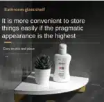 Emerald Marble Corner Shelf Wall Bathroom Mirror Front Cosmetic Storage Rack Metal Bathroom Shelf Shower Shelf Shampoo