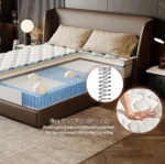 Goldoma 12-inch hybrid mattress in a box – memory foam and pocket spring medium firm mattress for comfortable sleep