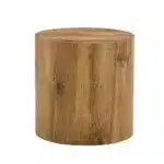 FCJ Small Dining Table Cylindrical Patterned Design Versatile Workbench & Writing Desk for Variety Interior Styles