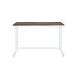 HMS 47" Brown and White Computer Desk with Stylish Writing Surface – side view
