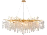 Modern Light Luxury Crystal Chandelier Is Suitable for the Bedroom bar Restaurant Porch Entrance Lamps – styled in a modern