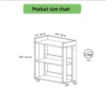 YQ FOREVER Simple Bookshelf Side Shelf Storage Rack Bookcase Modern Book Shelve for Living Room Furniture – base detail
