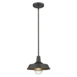 HMS Antique Bronze Adjustable Pendant Light Shallow Plate Chandelier & Pendant Lights – close-up detail