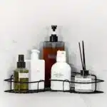 Commodity Shelf USA Stock 2pcs Wall Mounted Bathroom Shelf, Shower Caddy Rack, No Punching Triangle Storage Rack Commodity