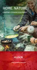 Alocs Outdoor Folding Camping Pot Cookware Mess Kit Pot Water Kettle Frying Pan Bowl Cooking Set Backpacking Picnic Hiking