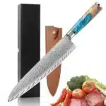 IOKO 67 Layers Damascus Chef Kitchen Knife Set Butcher Utility Santuku Sushi Sashimi Cleaver Japanese Style Damascus Knife