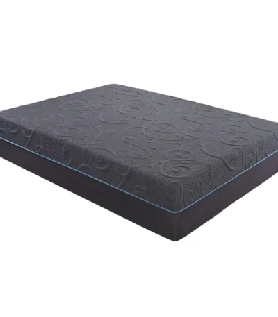 Goldoma Queen Size 14 Inch Hybrid Gel-Infused Memory Foam Mattress in Charcoal Gray