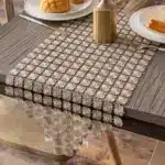 Exquiste Lace Flowers Table Runner Dustproof Table Cover Embroidered Dining Room Tablecloth Party Banquet Wedding Decoration