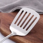 1/7/10Pcs Kitchen Utensils Cooking tools Stainless Steel Shovels Turner Ladle Soup Spoon Colander Filter Silver for