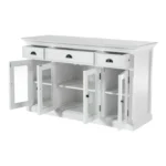 HMS Modern Farmhouse White Buffet Server for Kitchen Storage - Image 4