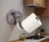 Wall Mounted Resin Elephant Toilet Paper Holder - Realistic Animal Sculpture Paper Roll Rack for Bathroom