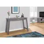 HMS 18" Brown Modern Computer Desk Contemporary Office Furniture for Bedroom Study or Office Building Use – top view